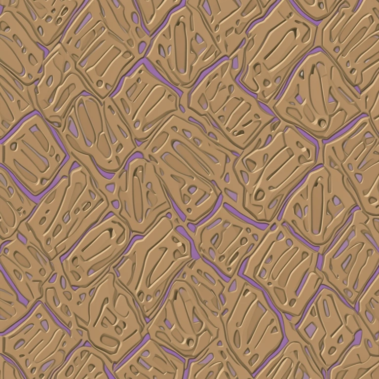 Stylized Alien hull texture, albedo map.