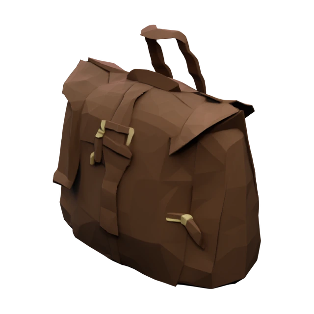 Supplied model preview of Saddle bag.